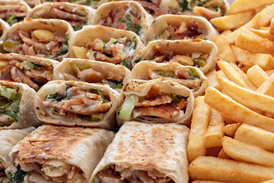 وجبة شاورما دبل